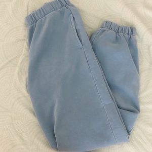 brandy melville sky blue rosa sweatpants
